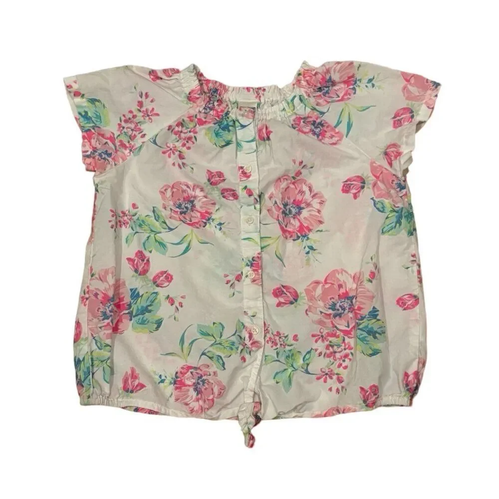 OshKosh Floral Short Sleeve Shirt
